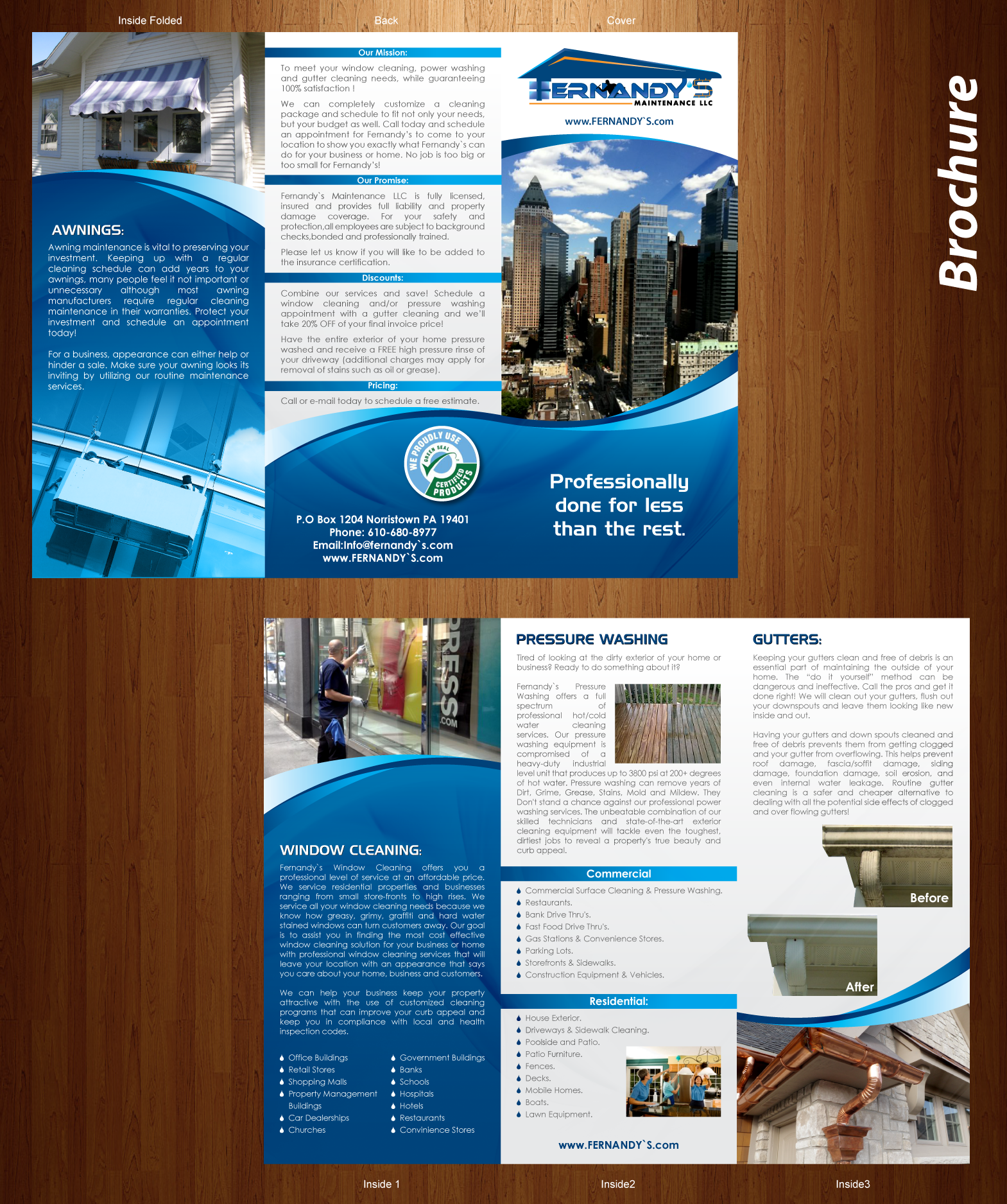 New Brochures Fernandy`s Maintenance LLC - Cleaning