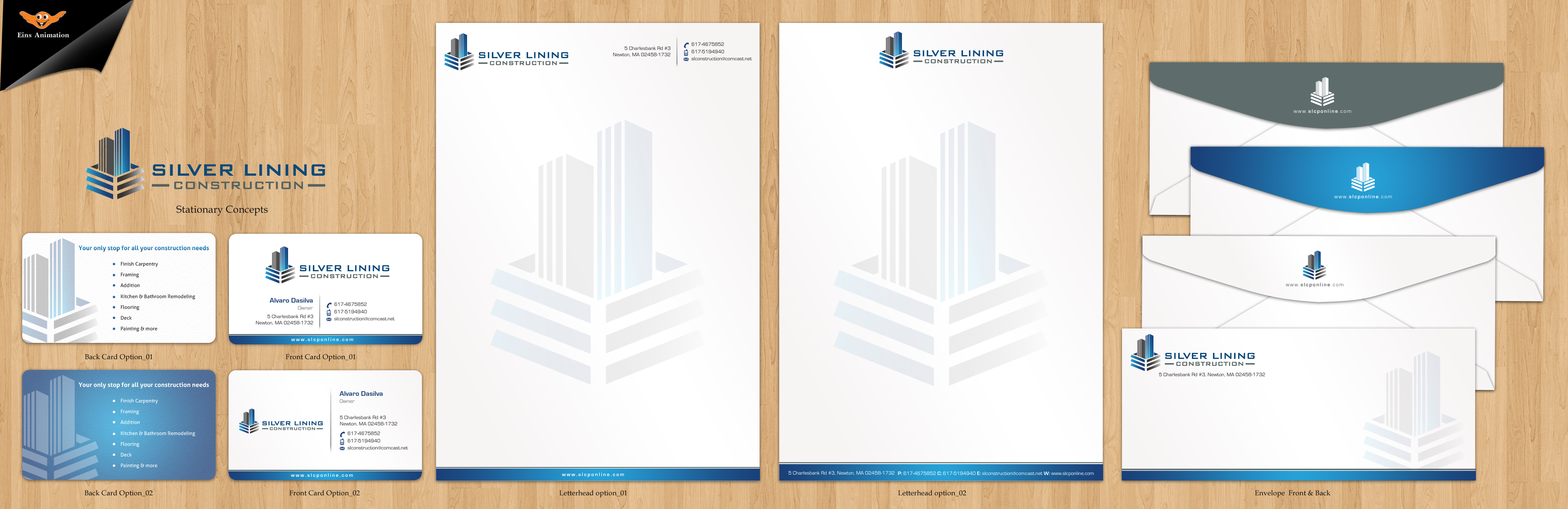 Business card and stationary - Construction