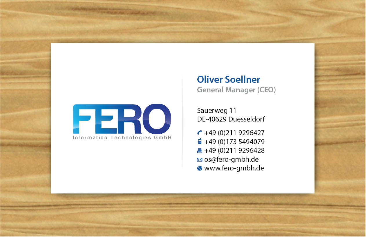 Fero (business cards) - Consumer Electronics