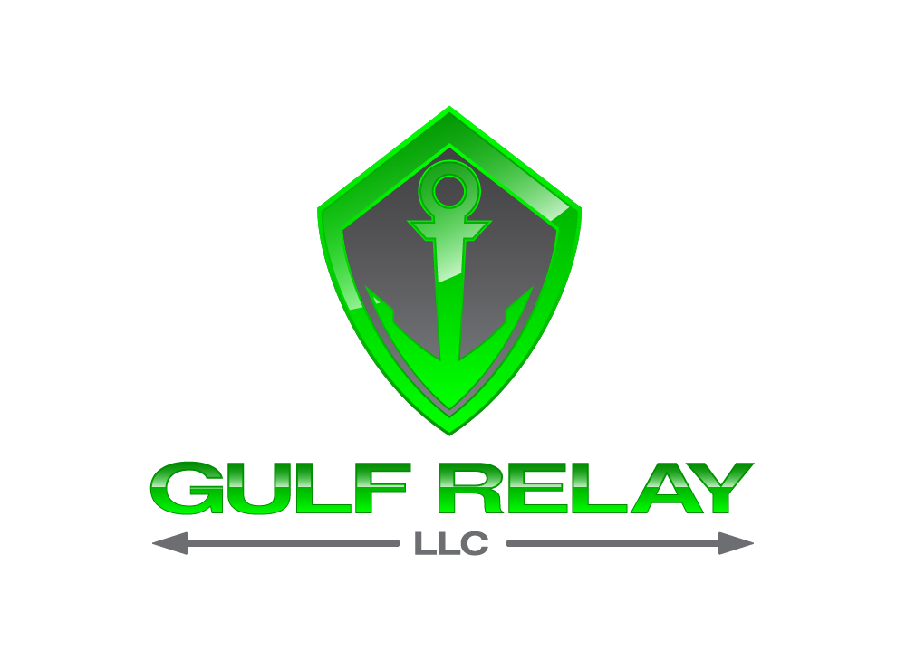 New logo for Gulf Relay - Transportation Logo