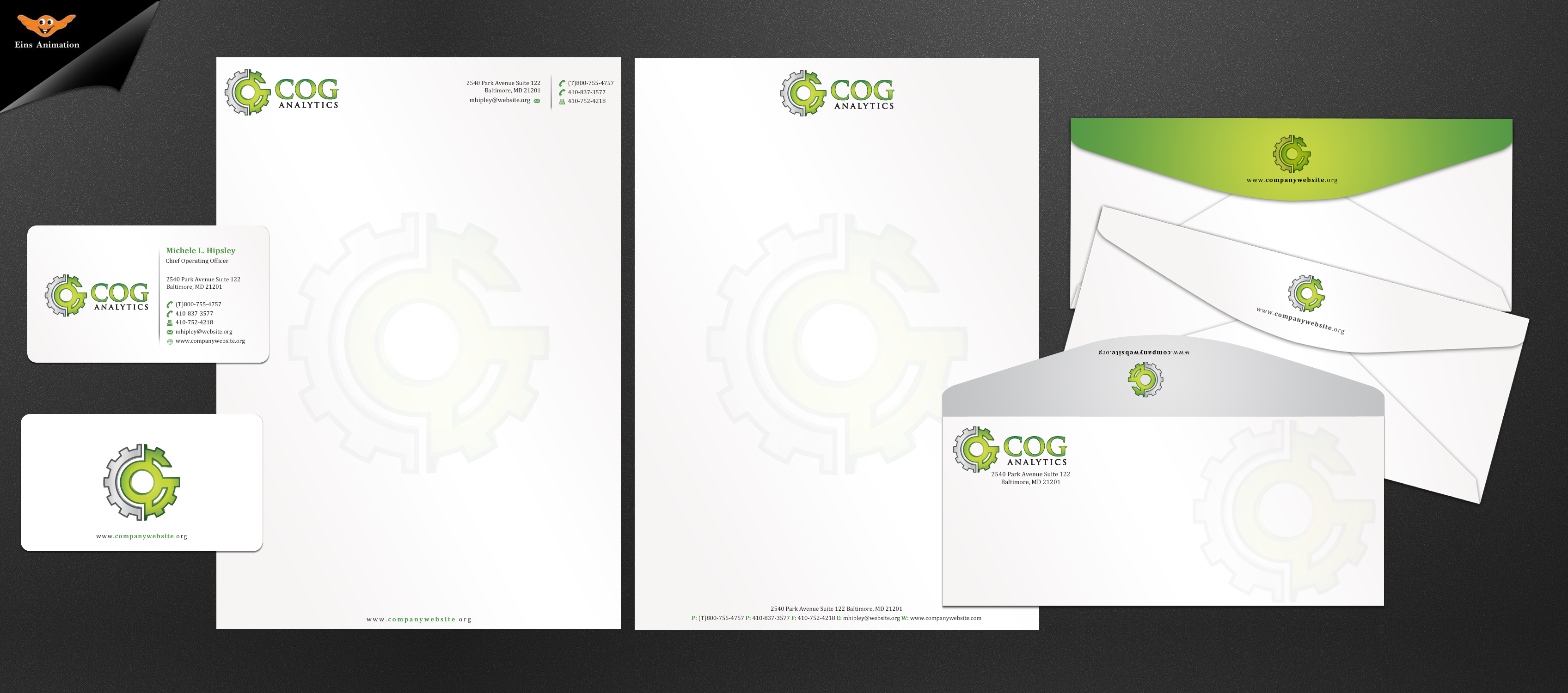 Business Cards and Stationery for social/behavioral research and technology company - Research and Development