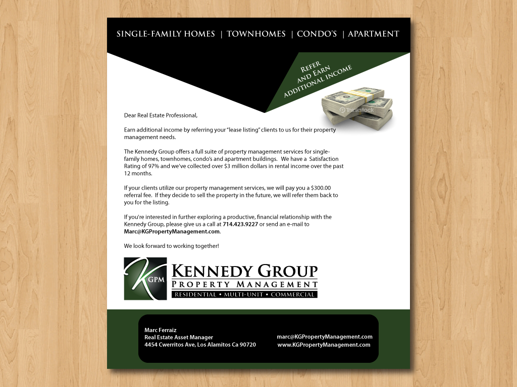 E Mail Template Design for Property Management - Real Estate