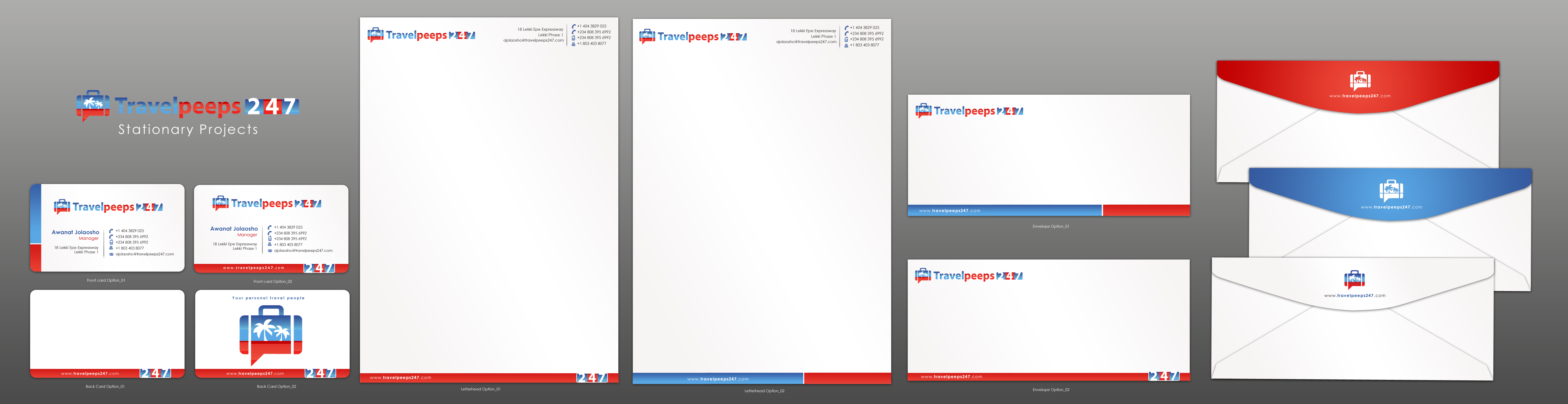 Travelpeeps Business Cards and Stationery - Travel