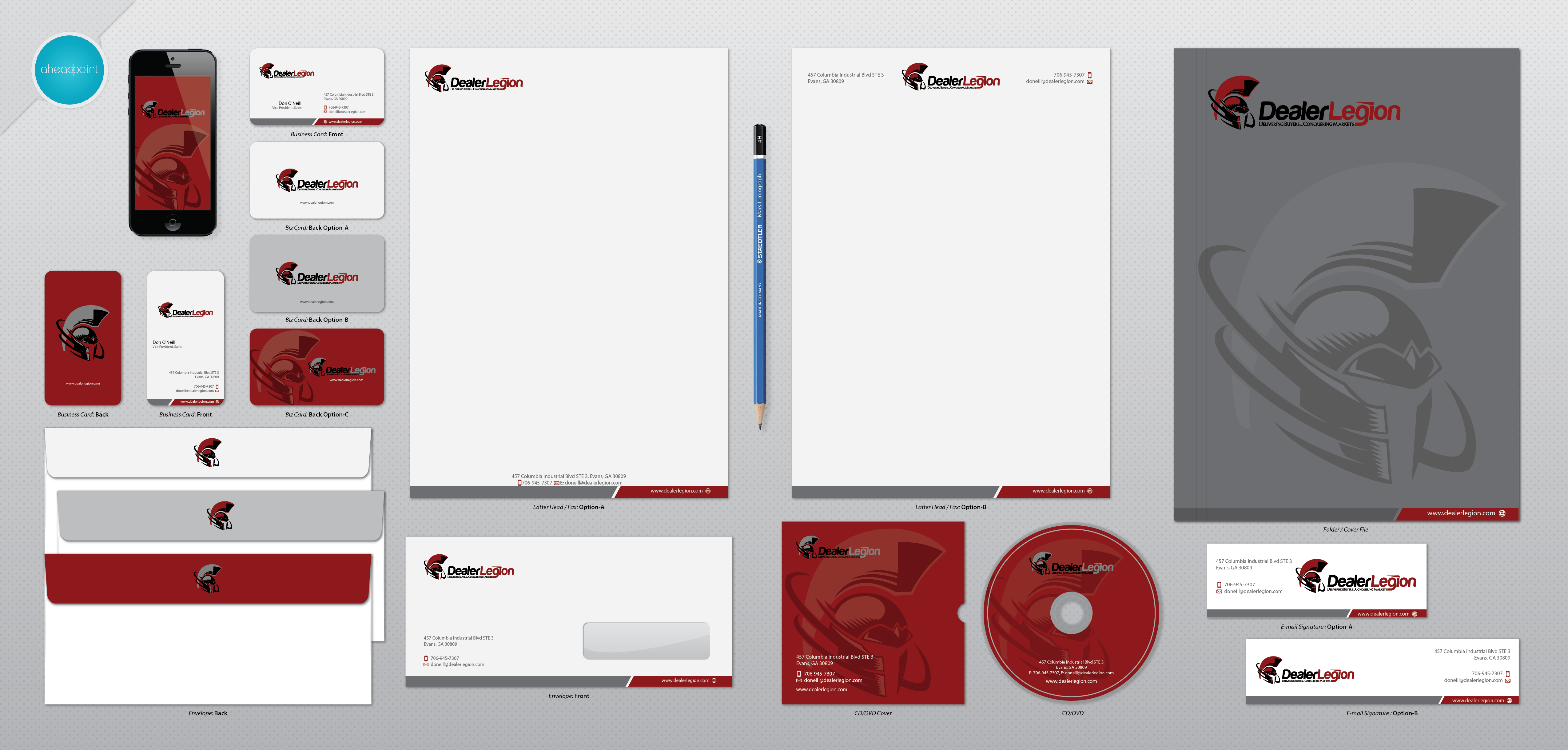 Dealer Legion Stationary and Biz Cards - Automotive