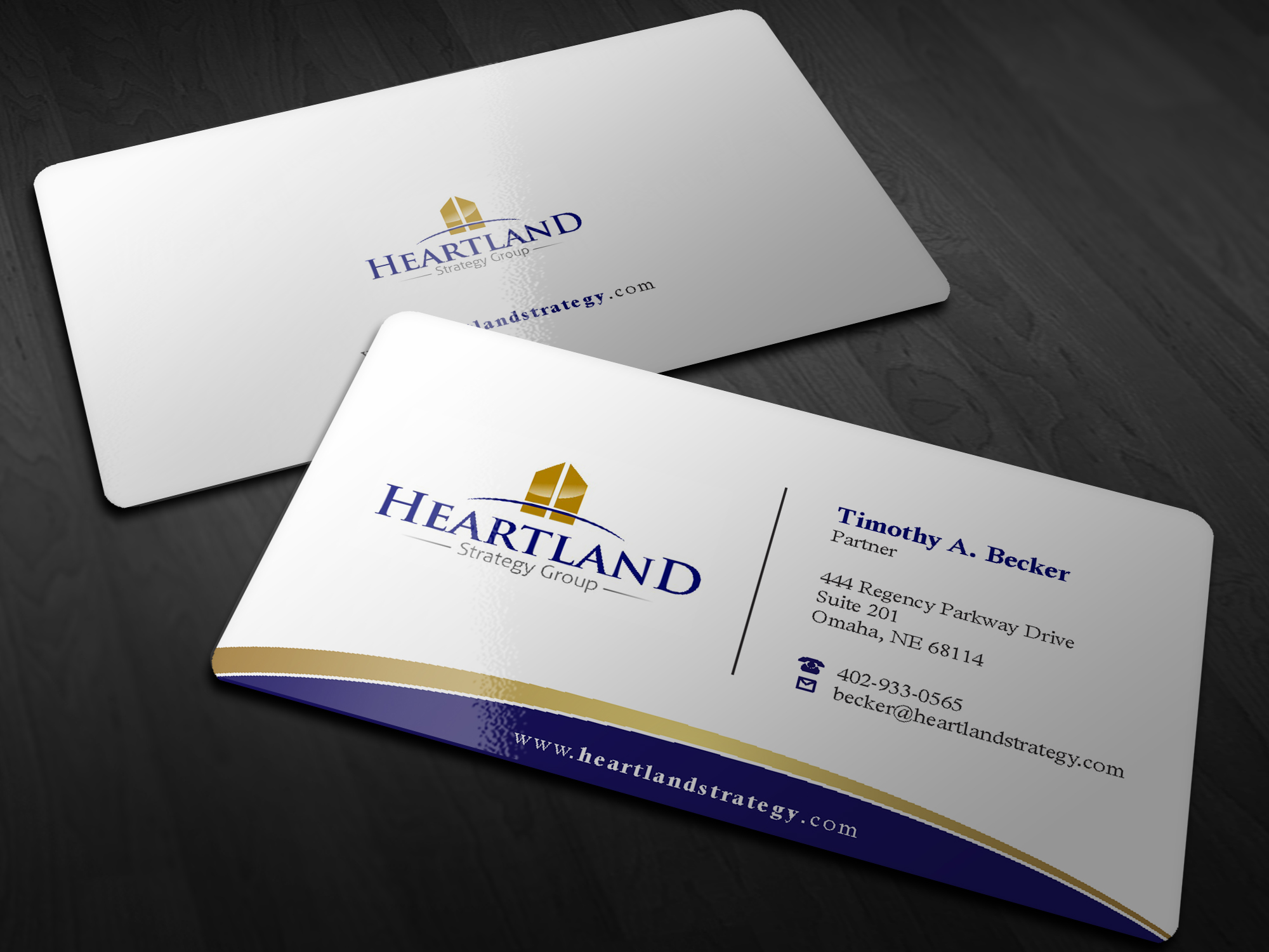 business cards and letterhead for new firm - Consulting