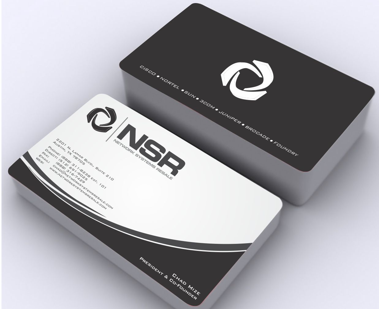 Business Card for Tech Company - Industrial Supplies