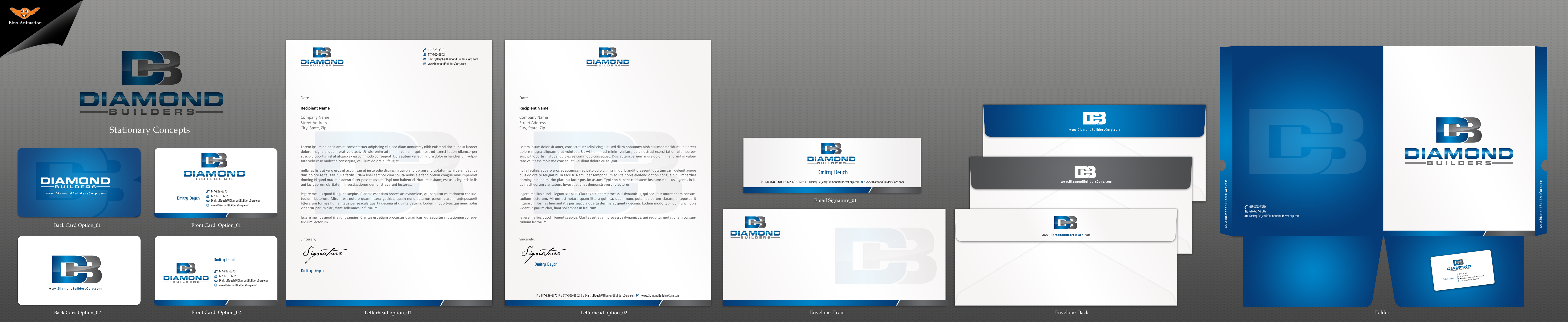 Business Card For Construction Company - Construction