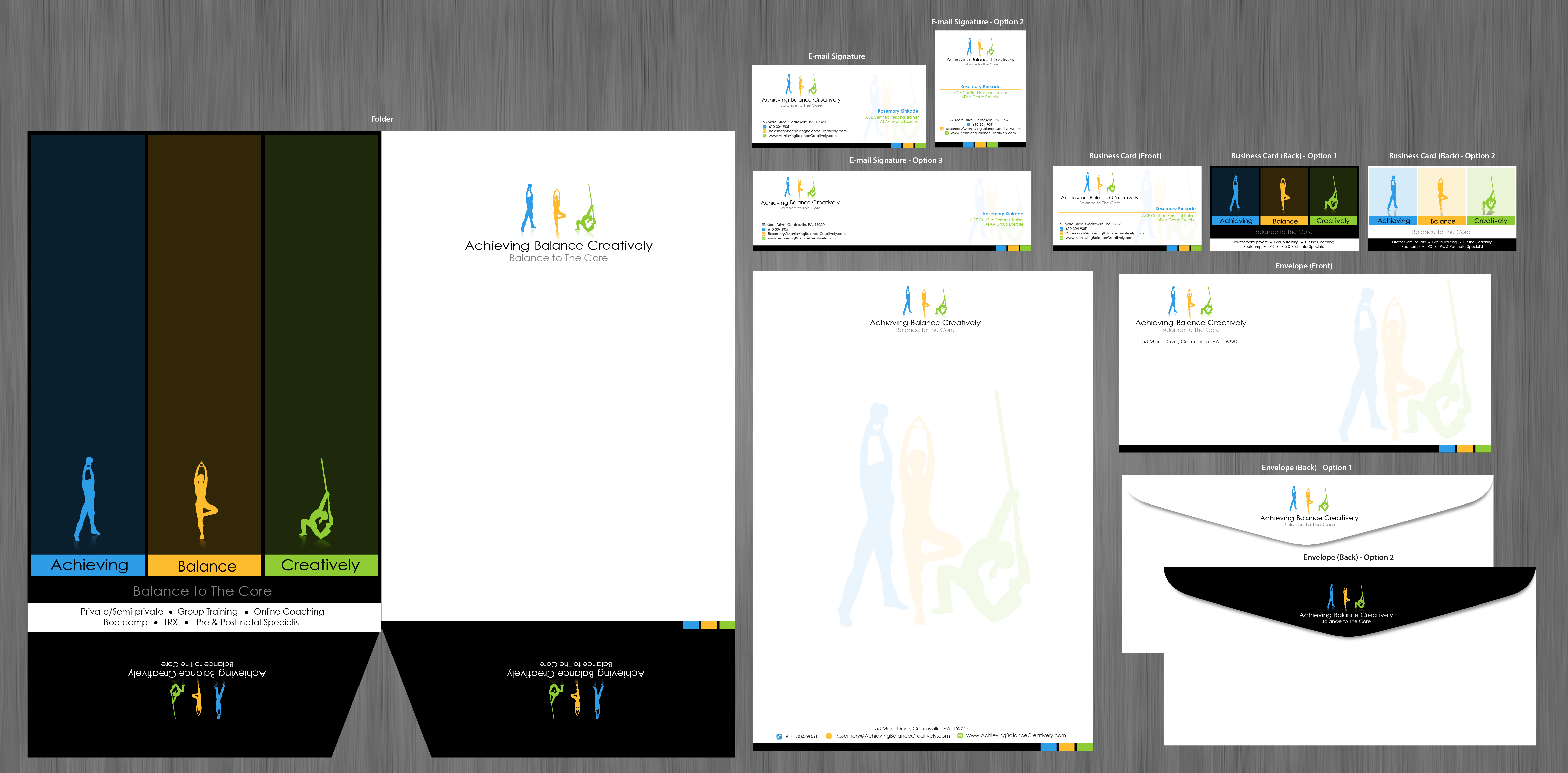 Business Card & Stationary for Personal Trainer/Group Fitness Instructor - Personal Care