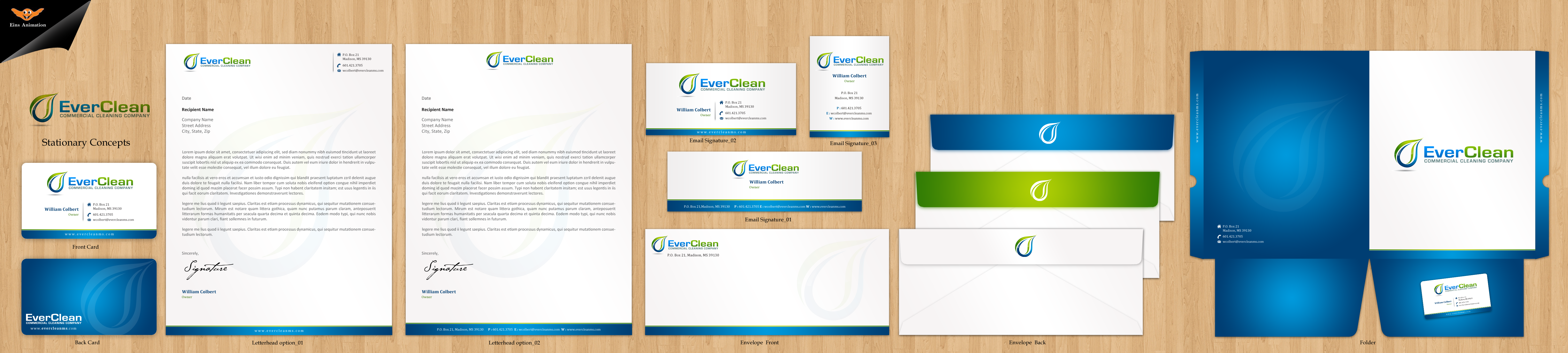 Business Cards and letterhead - Cleaning
