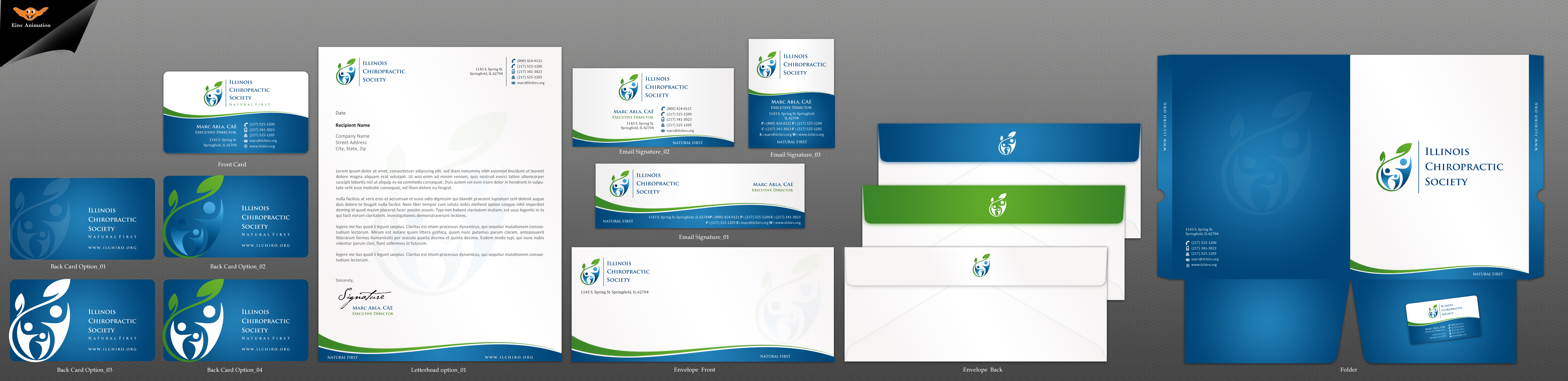 Health Care Association Business Cards and Stationary - Health