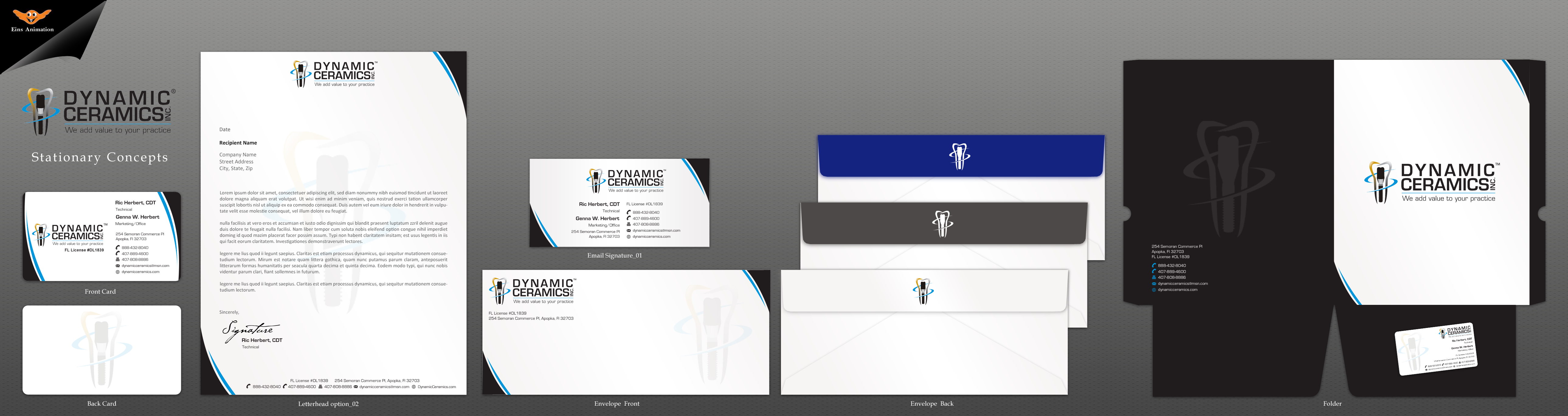 Business Cards & Stationary for Dental Laboratory - Medical