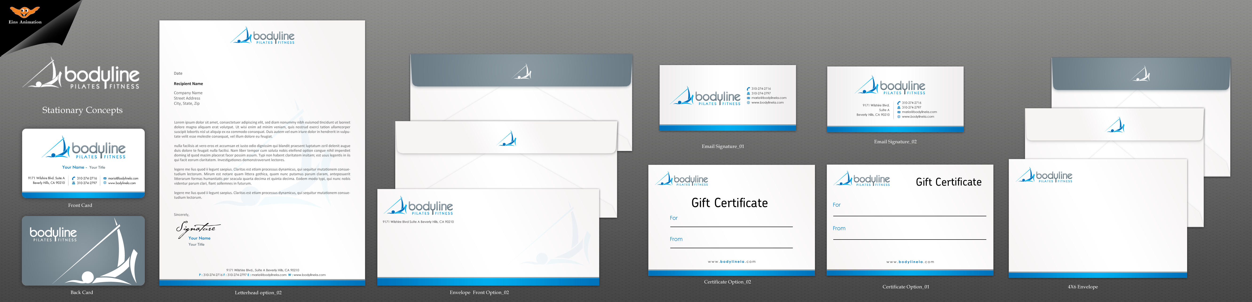 Clean Streamline stationery & business cards - Health