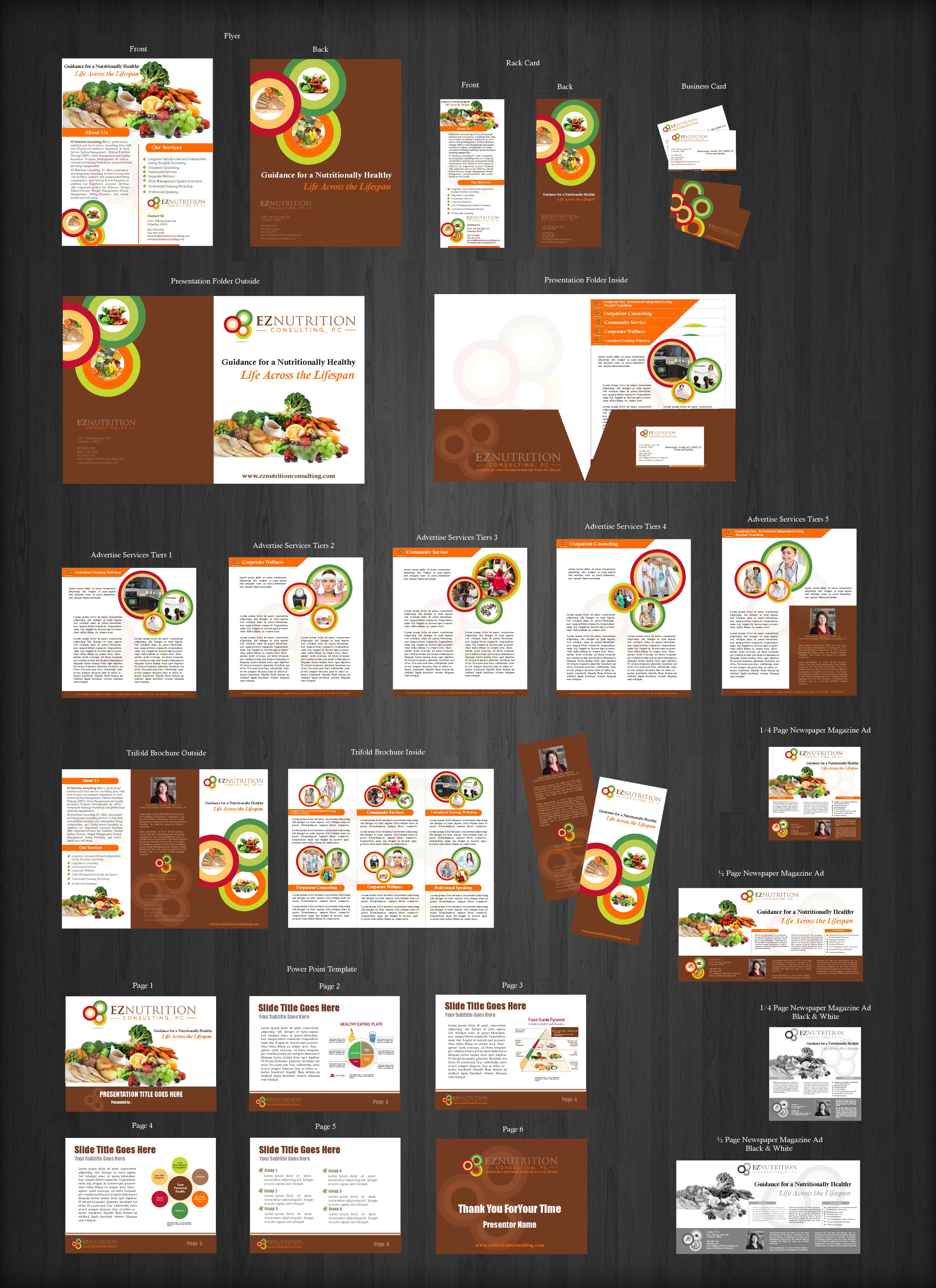 Marketing Materials for Nutrition Consulting Firm - Health