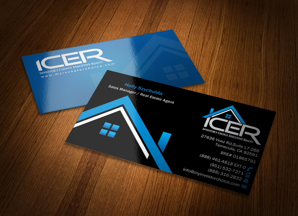 Investor's Choice Executive Realty Business Card - Real Estate