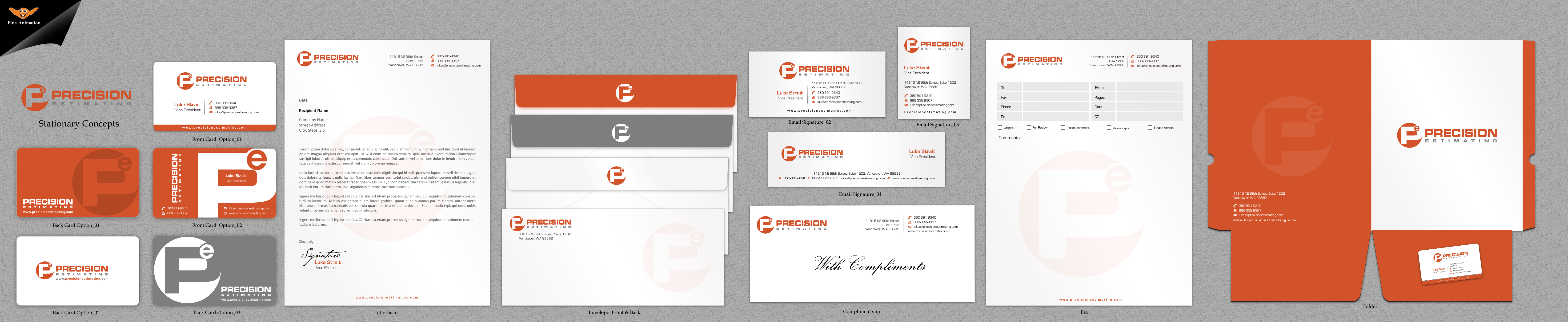 Business Cards and Stationery for Service Co - Construction