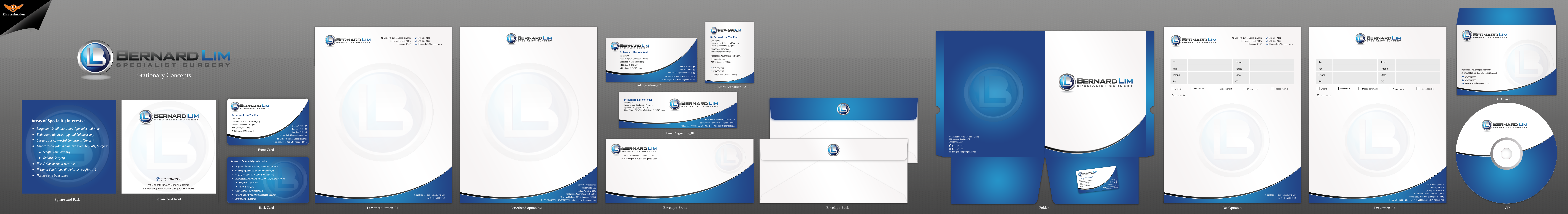 Stationery and Business Card for Surgical Clinic - Medical