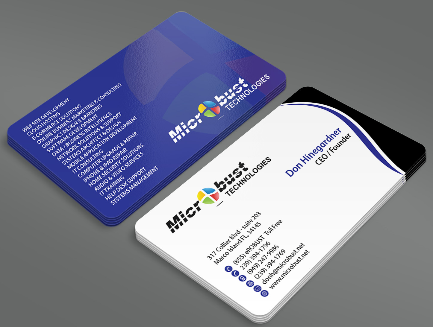 Business Cards and Stationary for technology company - Software