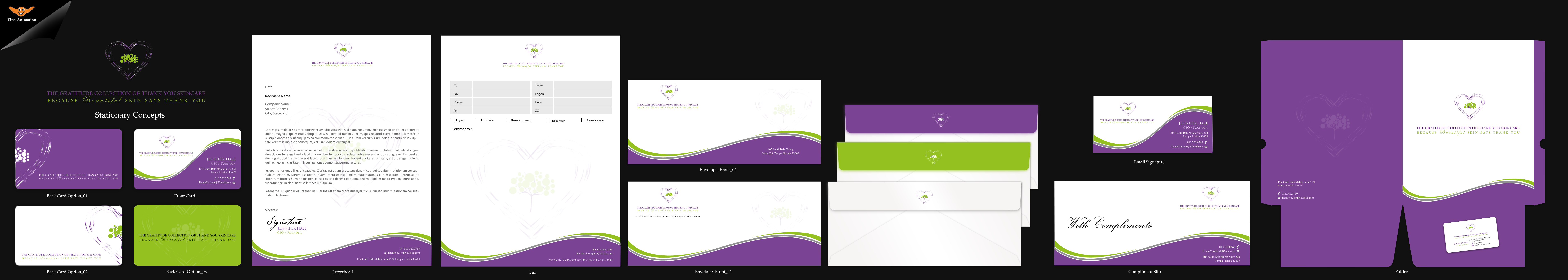 The Gratitude Collection Business Cards - Personal Care
