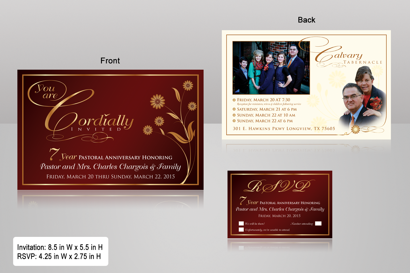 Church Anniversary Invitation Design - Restricted Project for Designer "Monski" - Religion and Spirituality