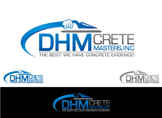 Logo for a buisness who digs/pours footings, lays brick/block foundations and finishes concrete - Construction Logo