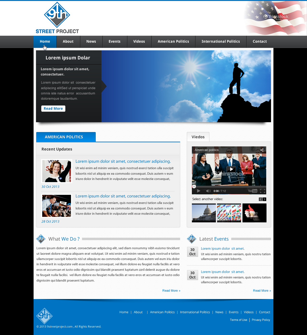 New Non Profit site design Logo already made - News and Media
