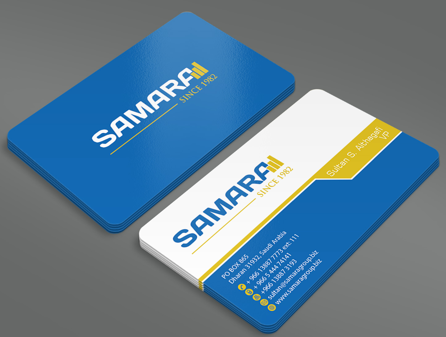Modern stationary design for a holding company - Construction