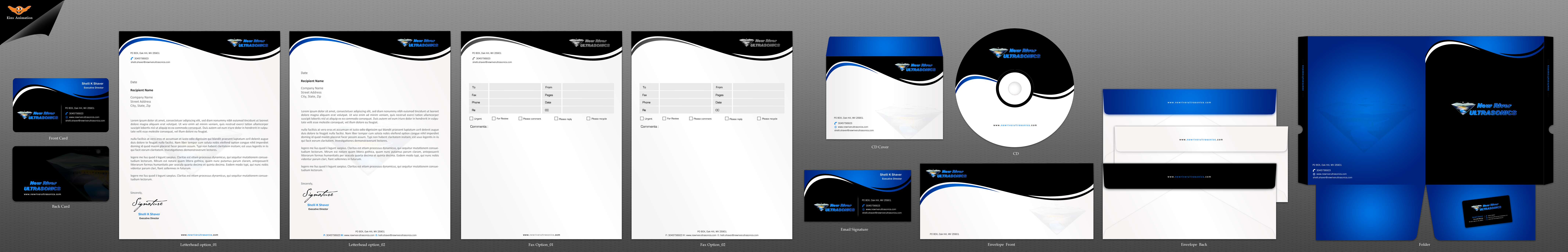 Business cards and Stationary for Mobile Ultrasound Company - Medical