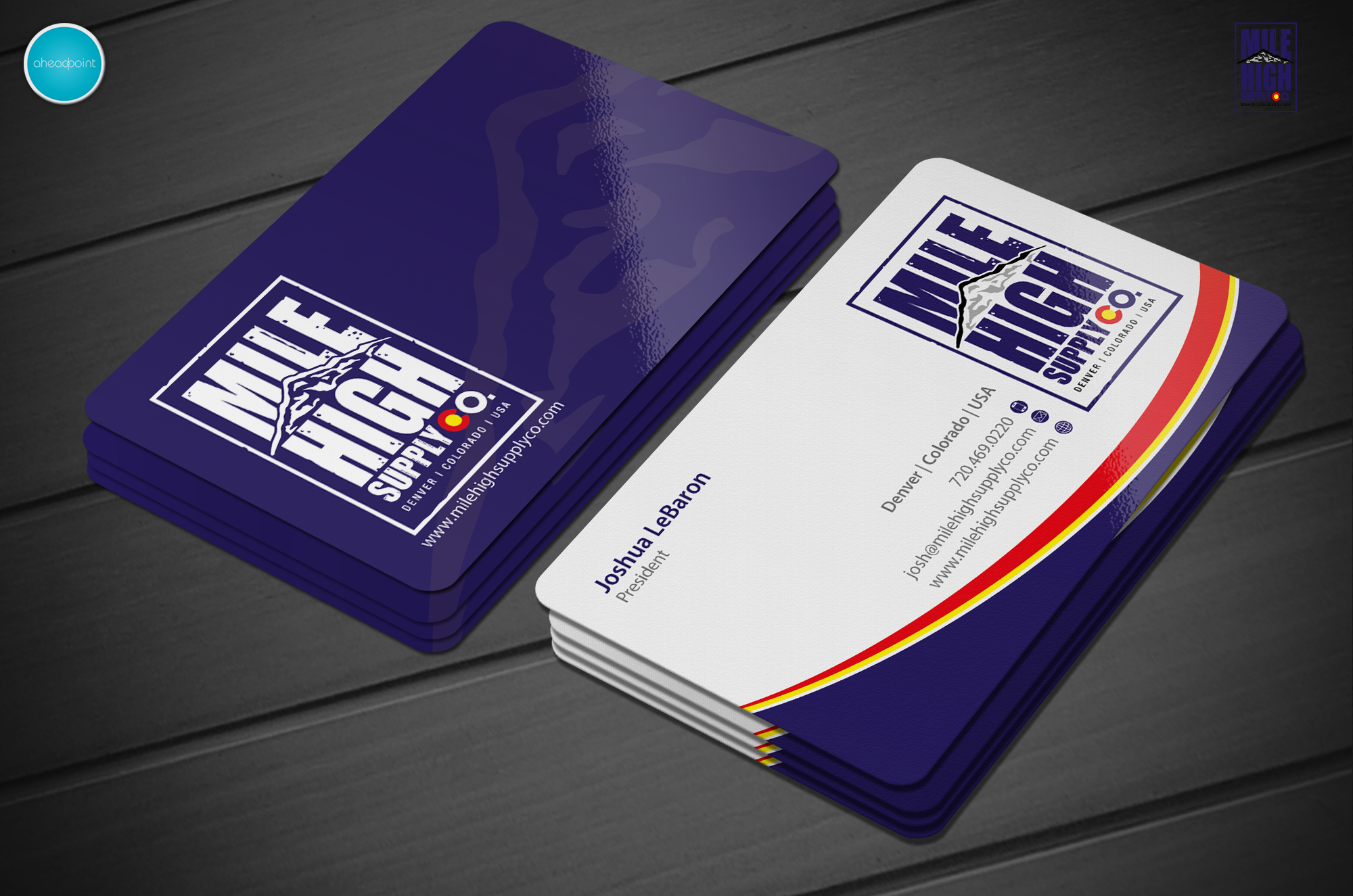 Mile High Supply Co. business cards - Miscellaneous
