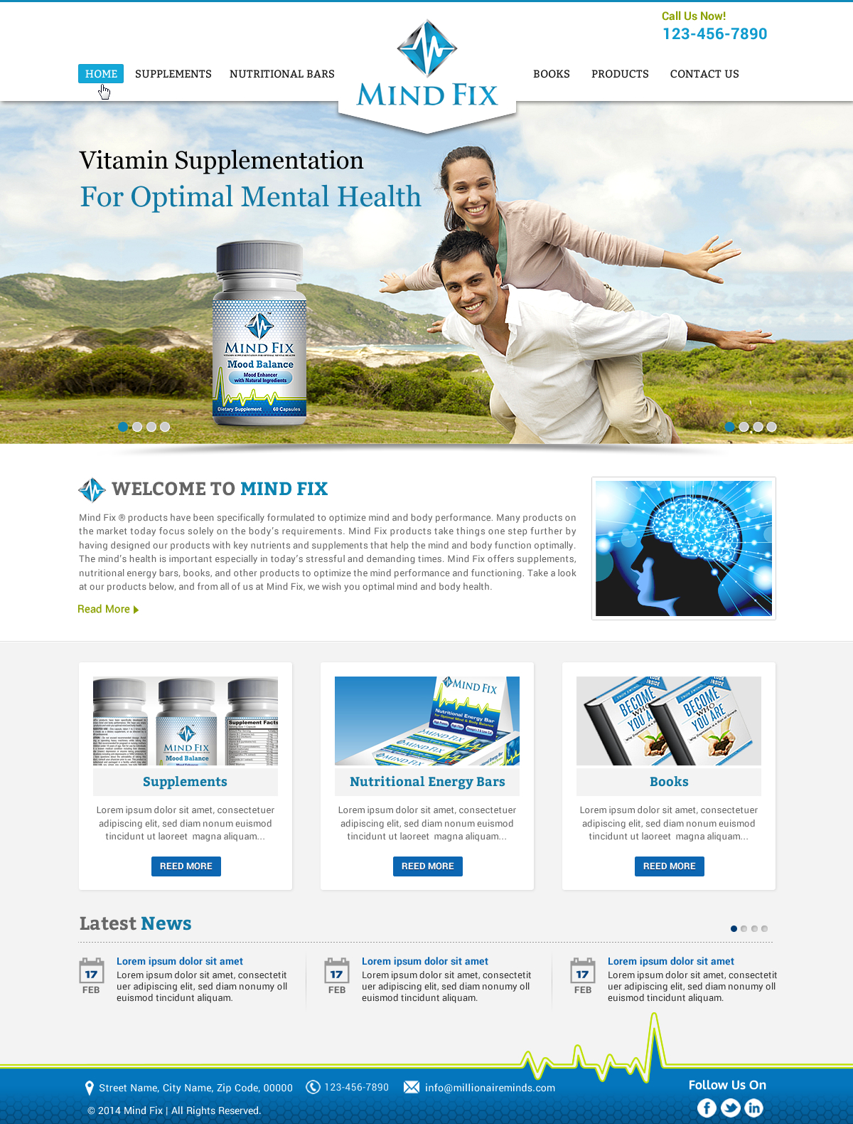New Website for Mental Health Website/Store - Personal Care