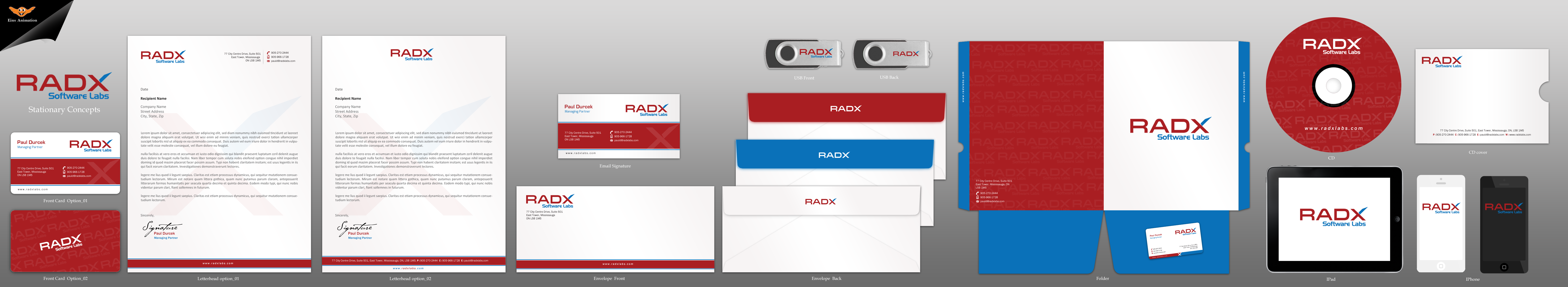 FULL Stationary & Business Cards for Innovative Software Company - Software