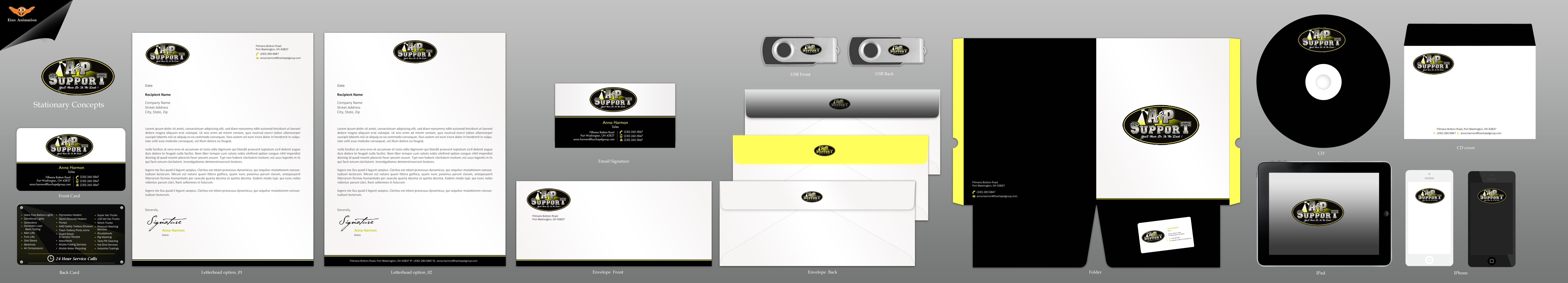 Business Card design for an Oilfield Service Co - Energy