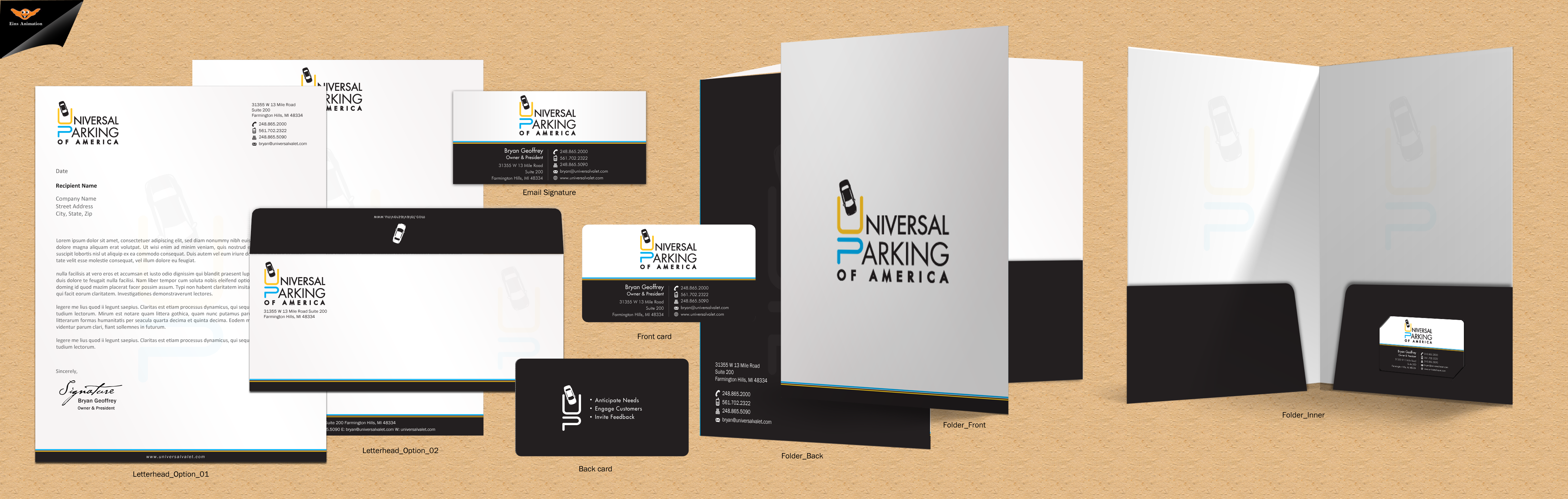 Business Cards for Valet Parking Company - Automotive