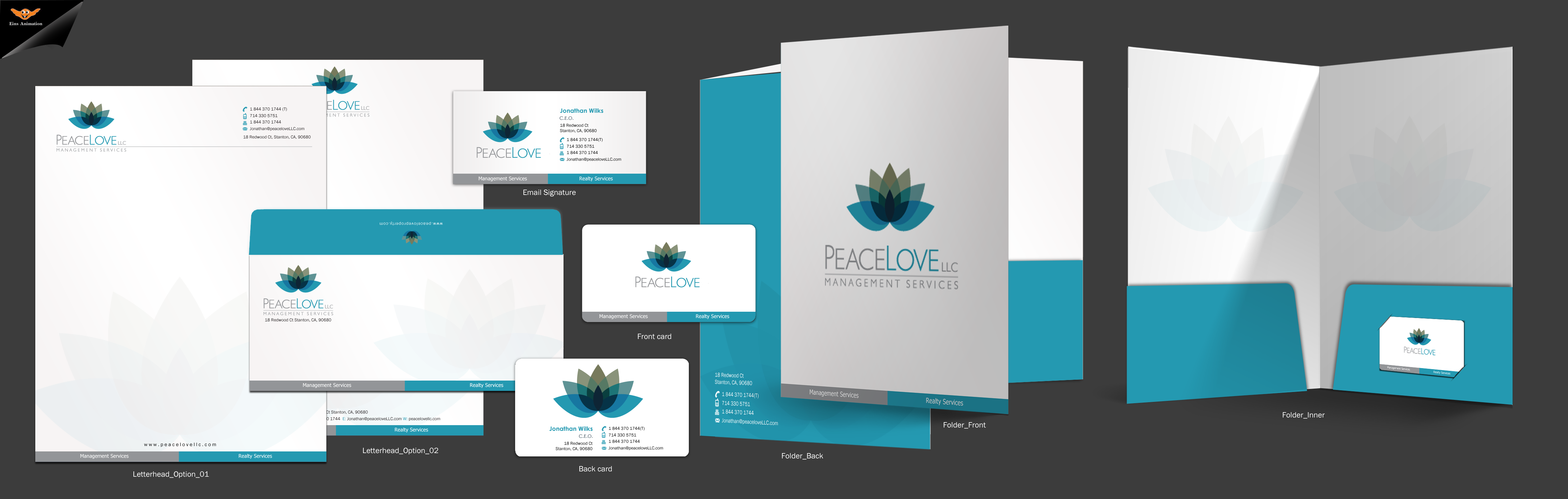 Peace Love LLC Business Cards and Stationary - Business Opportunities