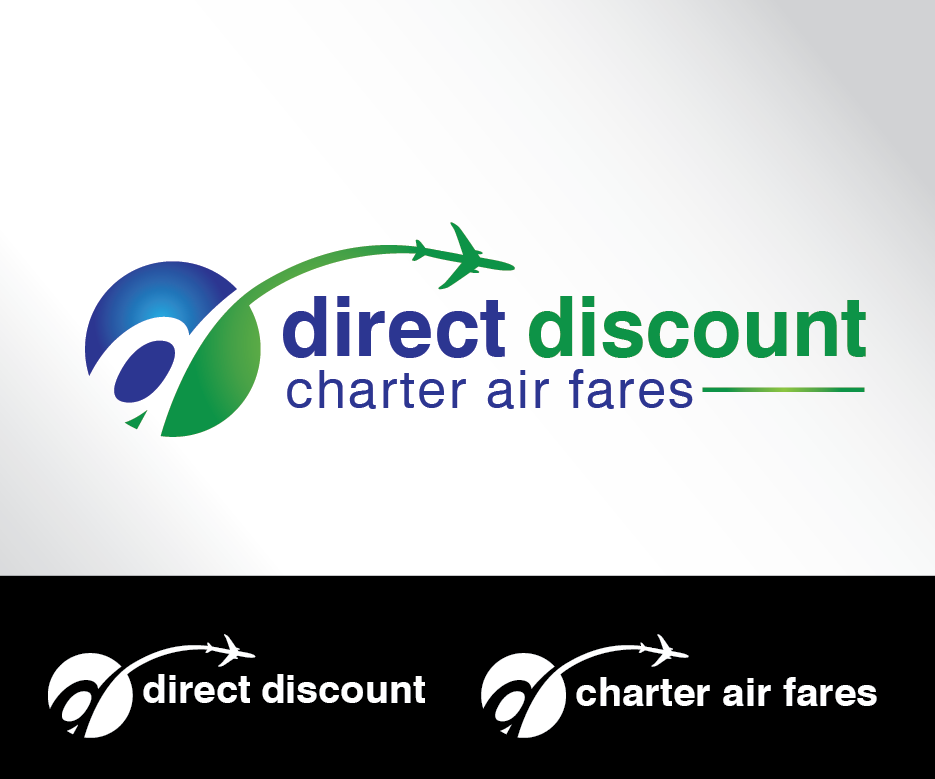 direct discount charter air fares - Travel Logo