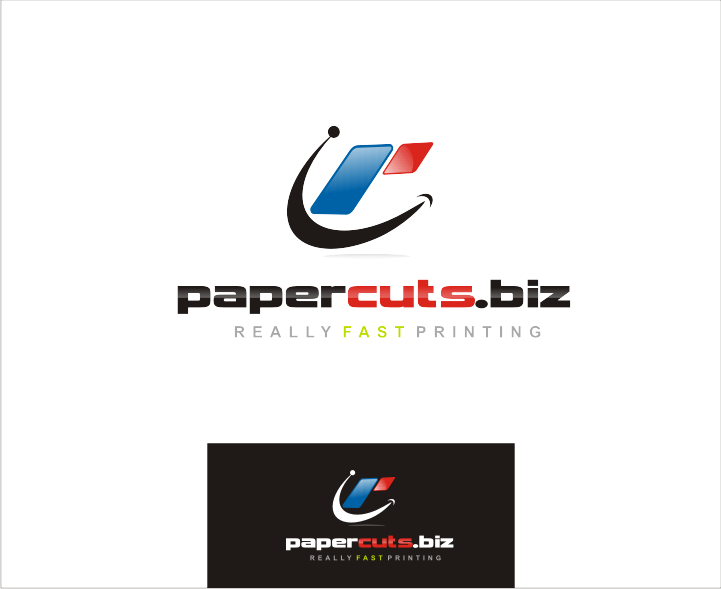 Papercuts logo for a printing company - Printing Logo