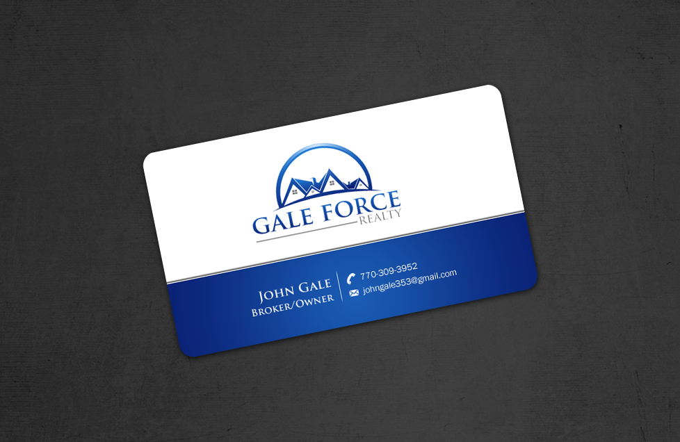 Business cards for broker of real estate brokerage company - Real Estate