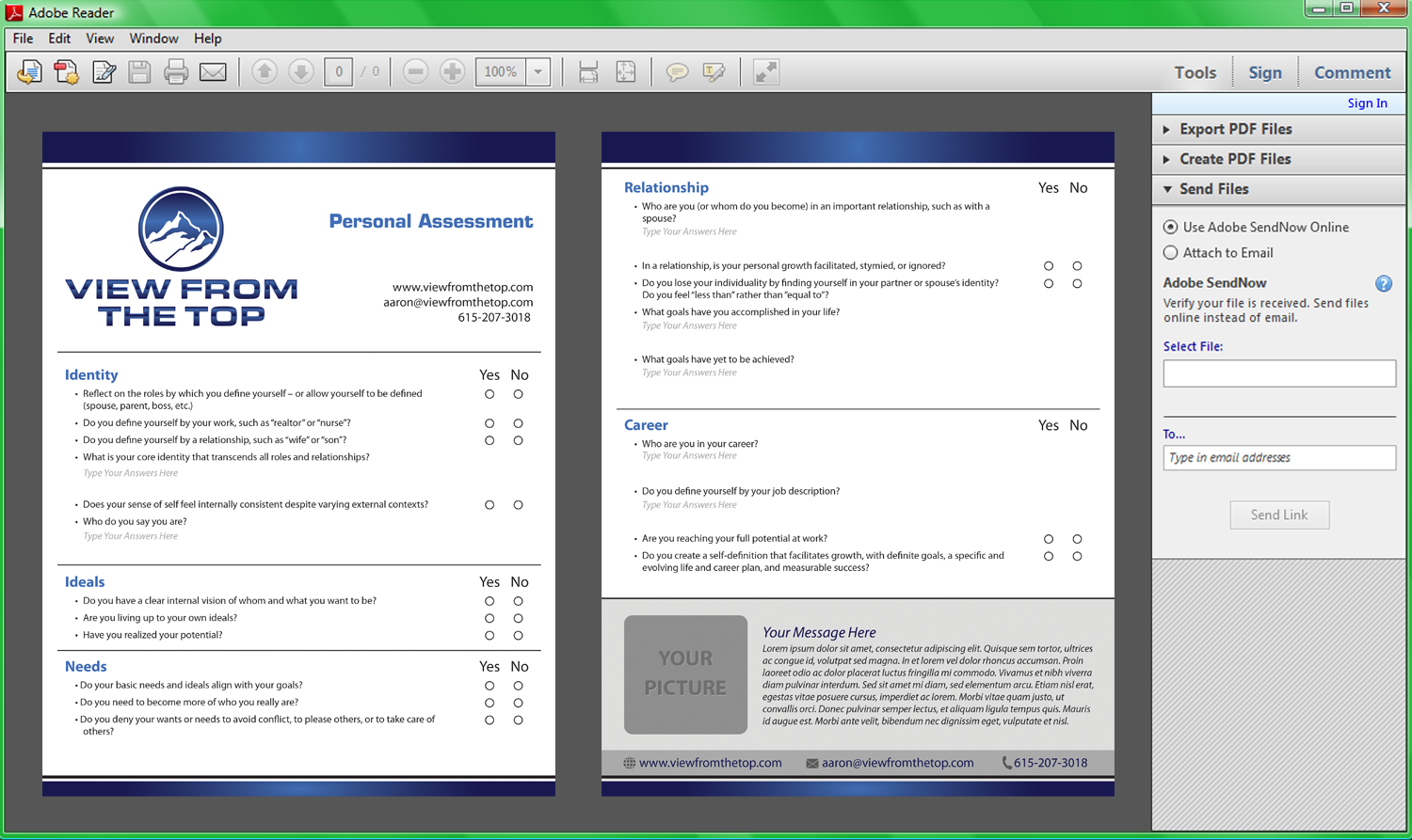 Expedite Project: Personal Assessment Document - Consulting