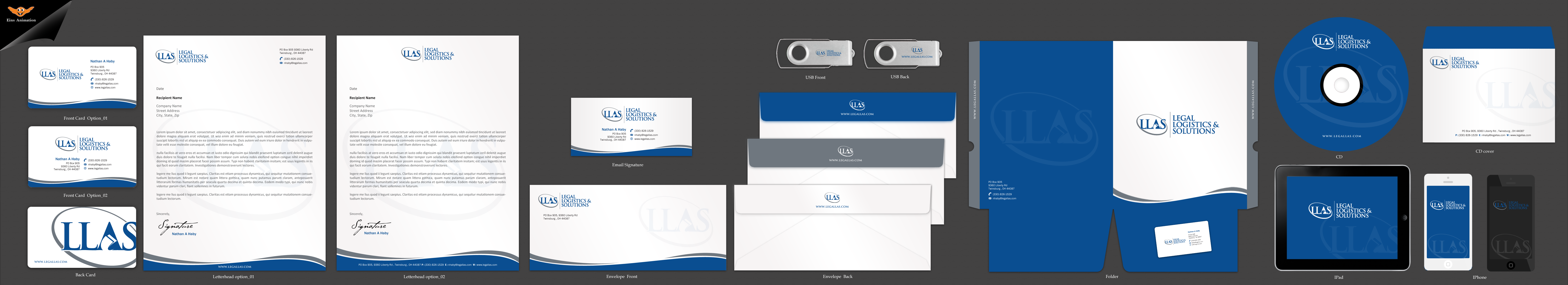 Stationary for a Legal Support Company - Marketing