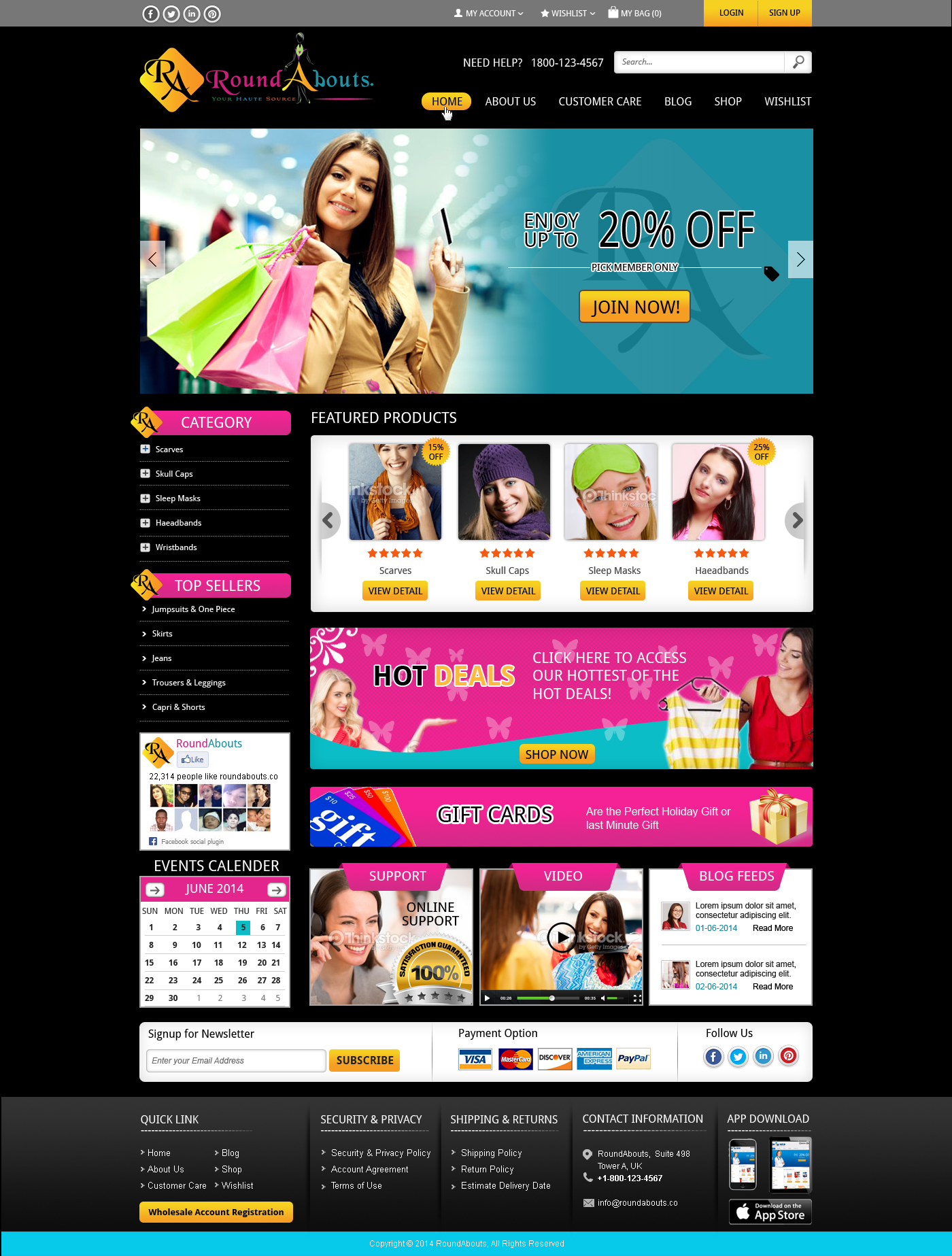 Expedite Project: Eye catching, easy to use, women apparel online store with blog. - Apparel