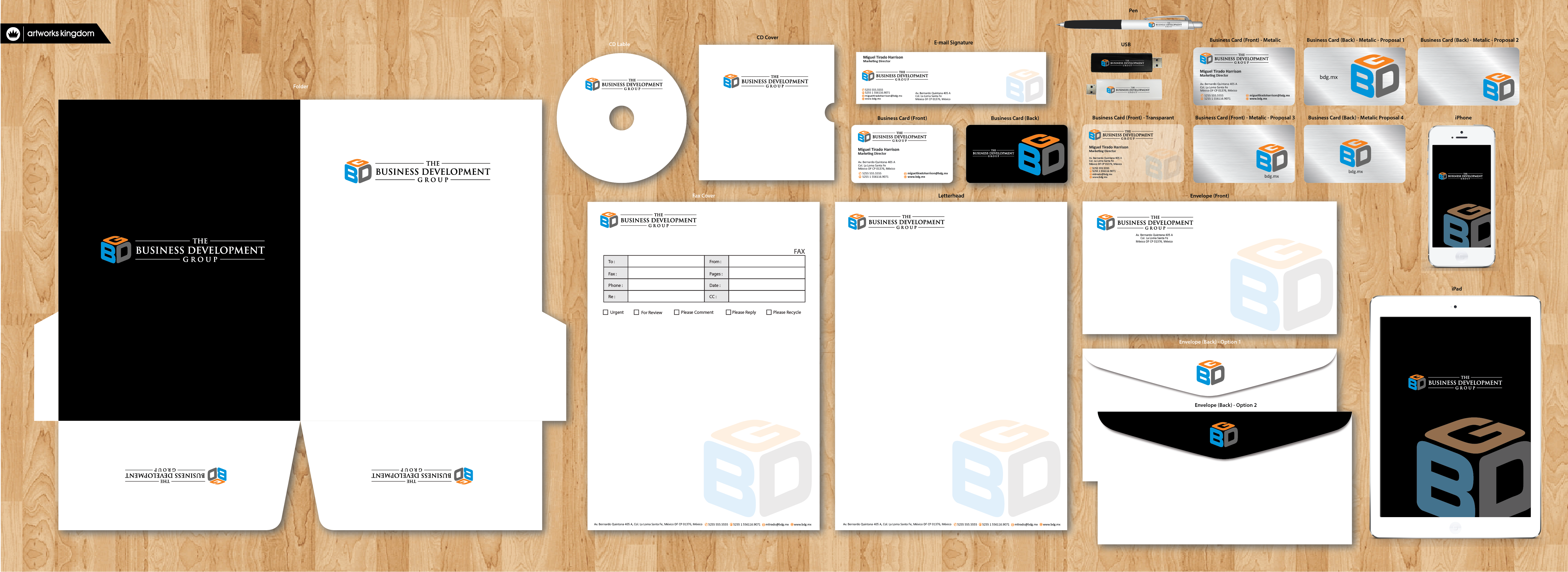 Stationary (Business Cards, envelopes, cover letters, etc) for BUSINESS DEVELOPMENT GROUP - Business Opportunities