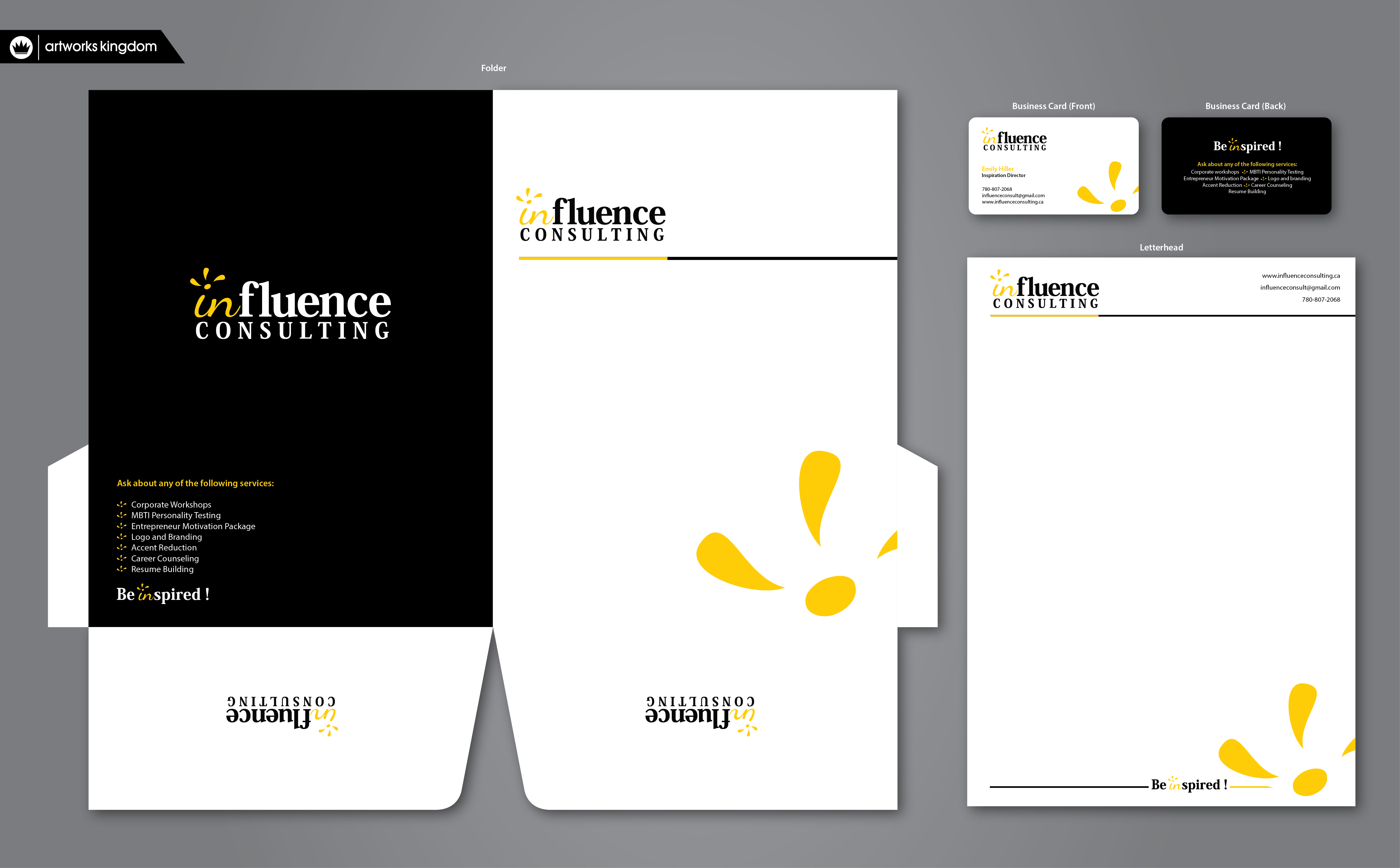 Letterhead design for Marketing Company - Consulting