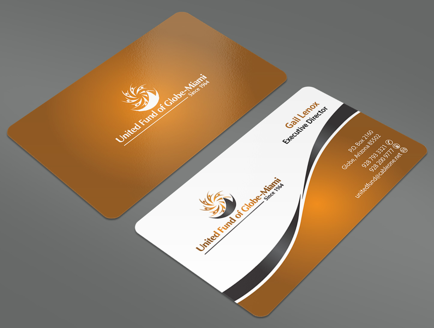 United Fund business cards and stationery - Miscellaneous