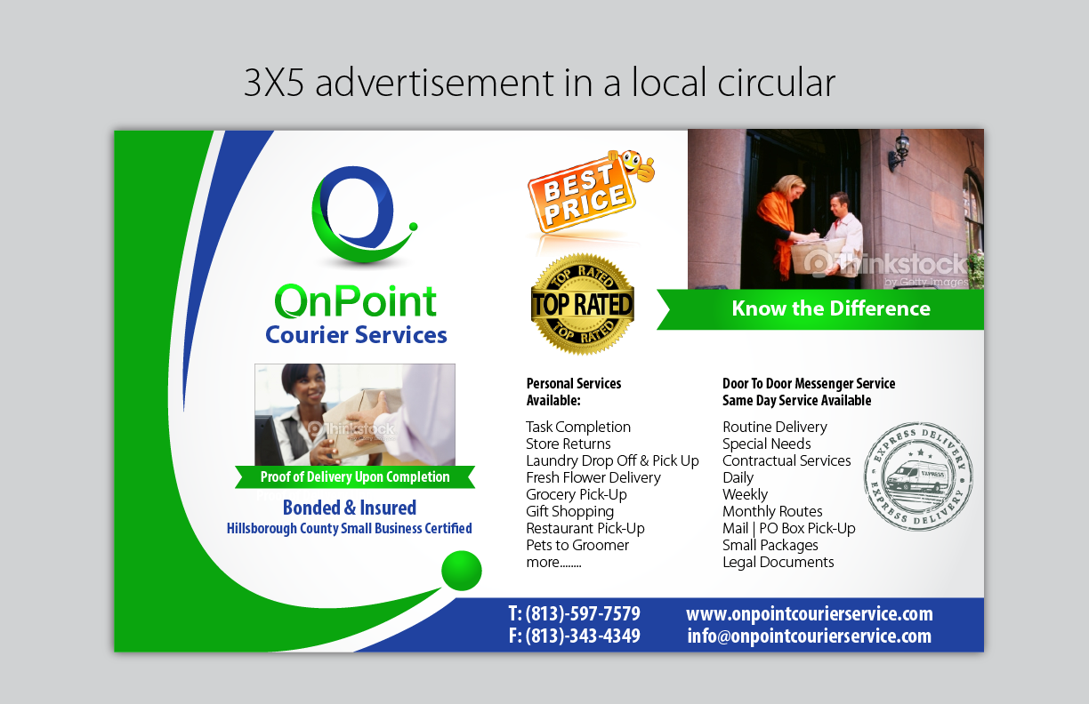 (Expedite) Advertisement OnPoint - Corporate Services
