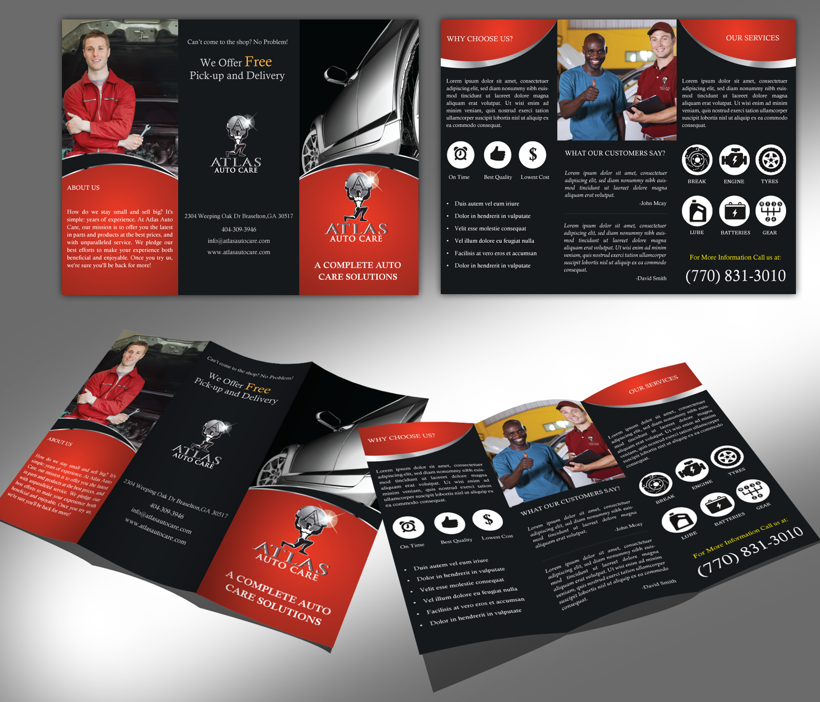 Sales material targeting small to medium size businesses - Automotive