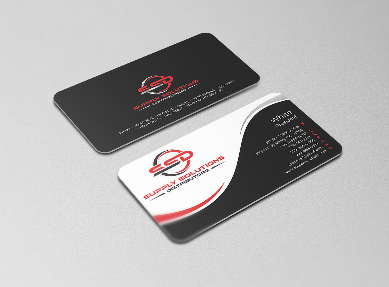 Business Card & Stationary for Supply Company - Industrial Supplies