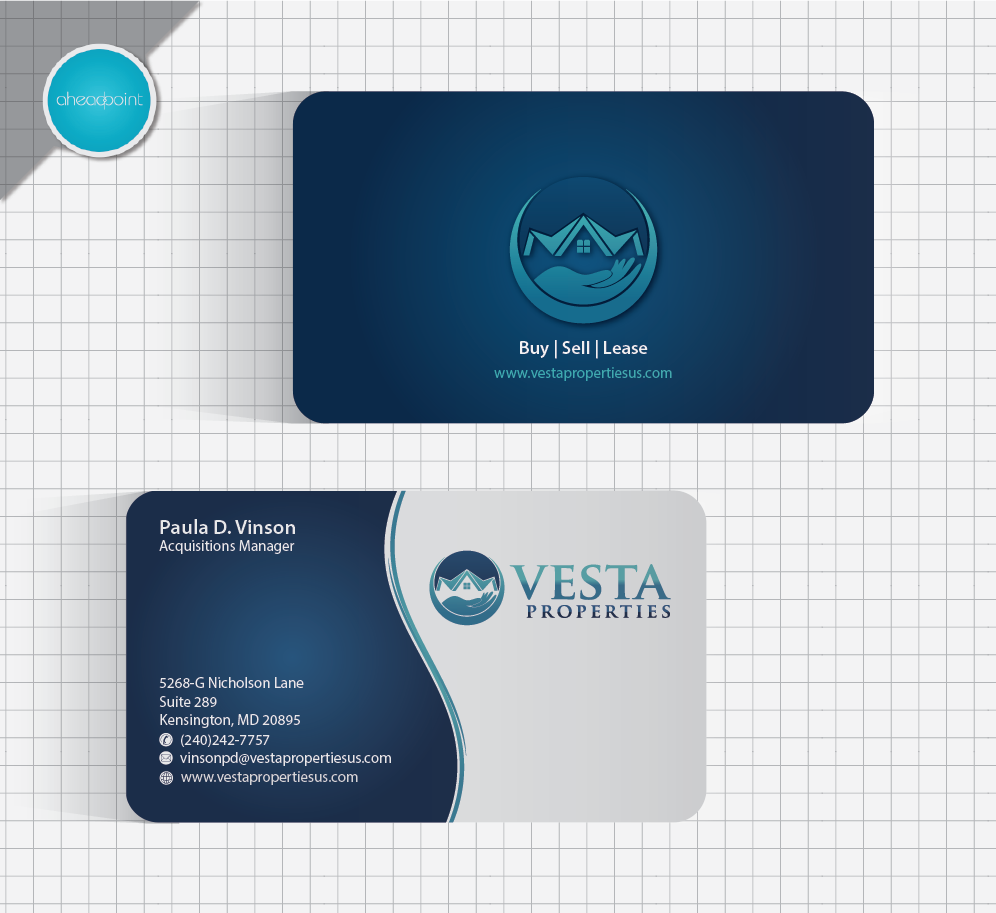 Business Card, Envelope and Letterhead for Real Estate Investing Company - Real Estate