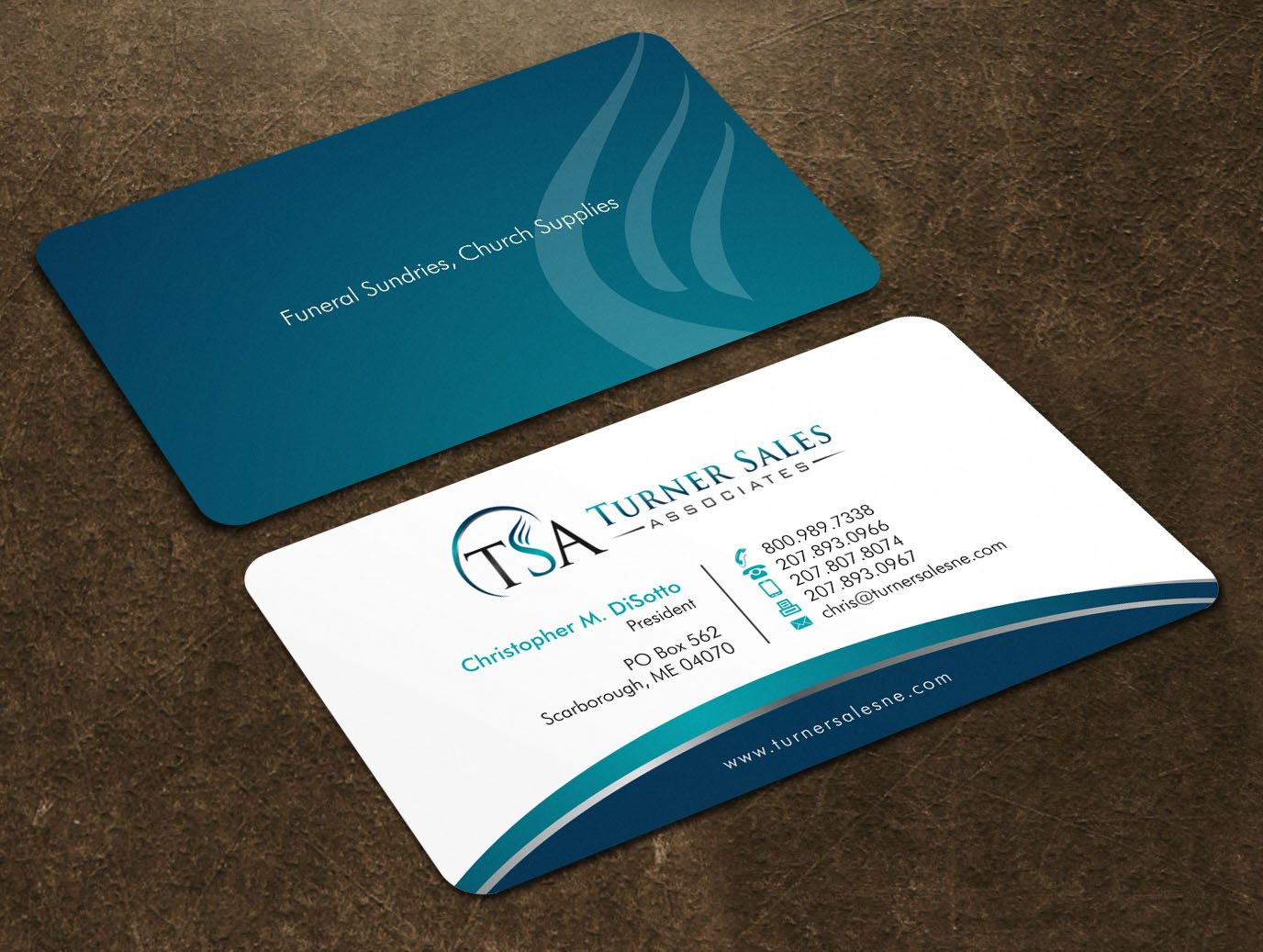 Modern Business Card for Funeral Supply Company - Business Opportunities
