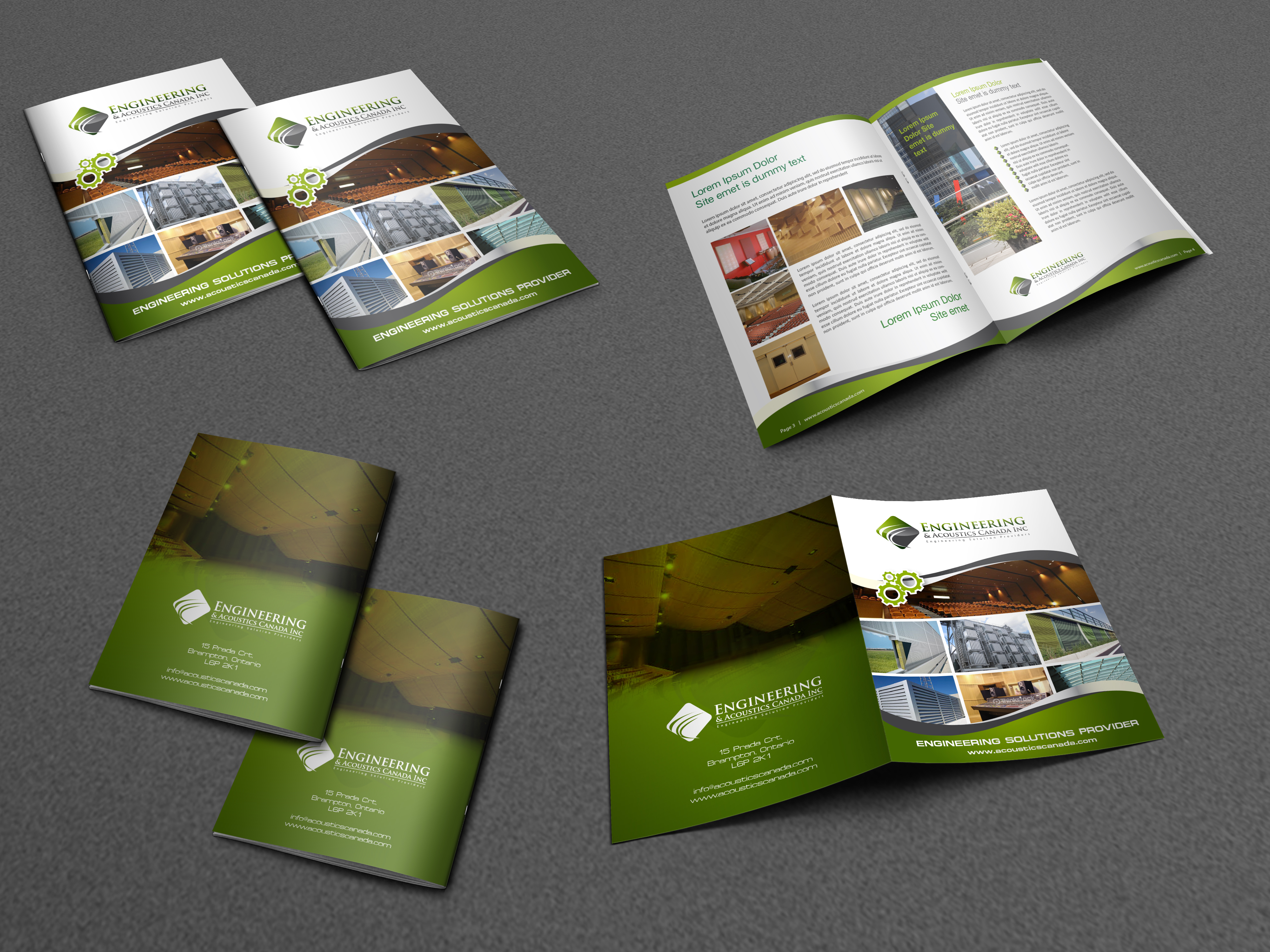 Catalogue Design for Engineering & Acoustics Company Providing consultancy, services & products - Engineering