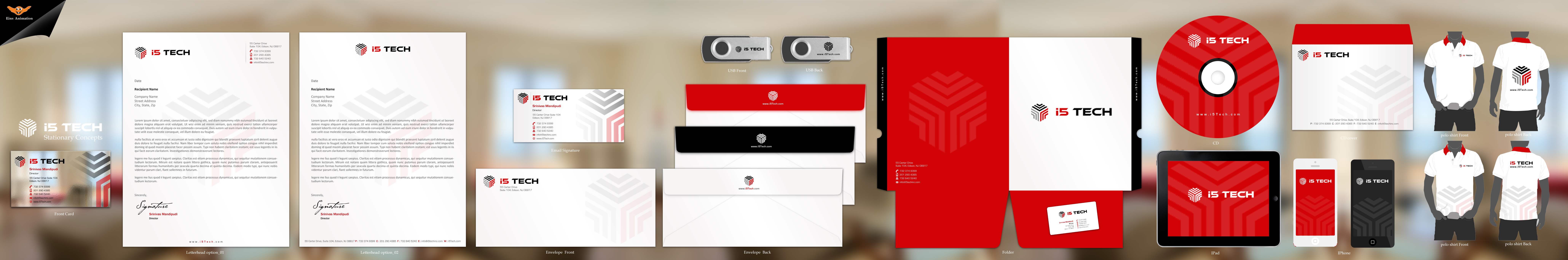 Business Cards and Stationery for i5 TECH - Consulting