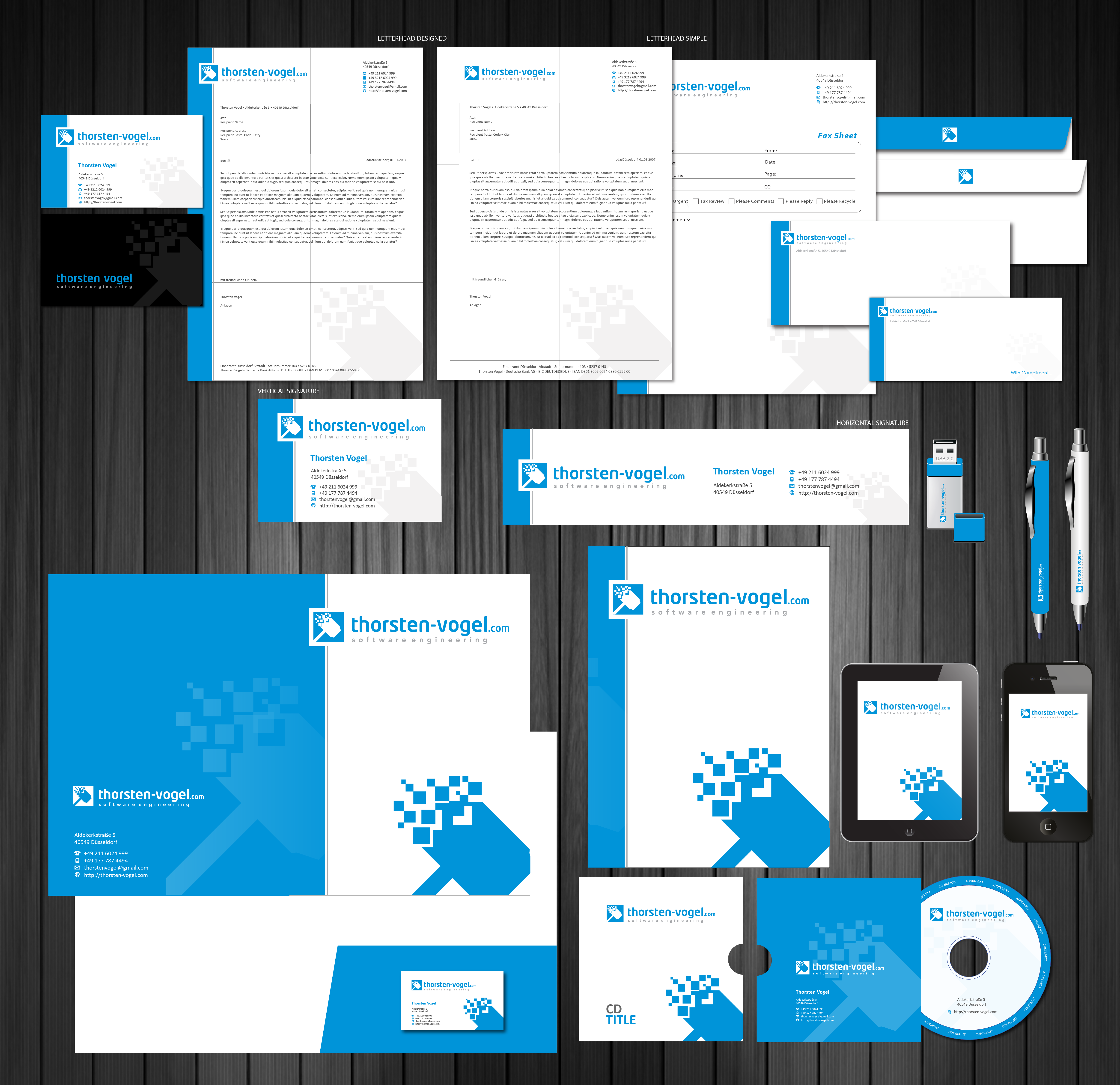 Business Cards and Stationary for Consulting Company - Information Technology